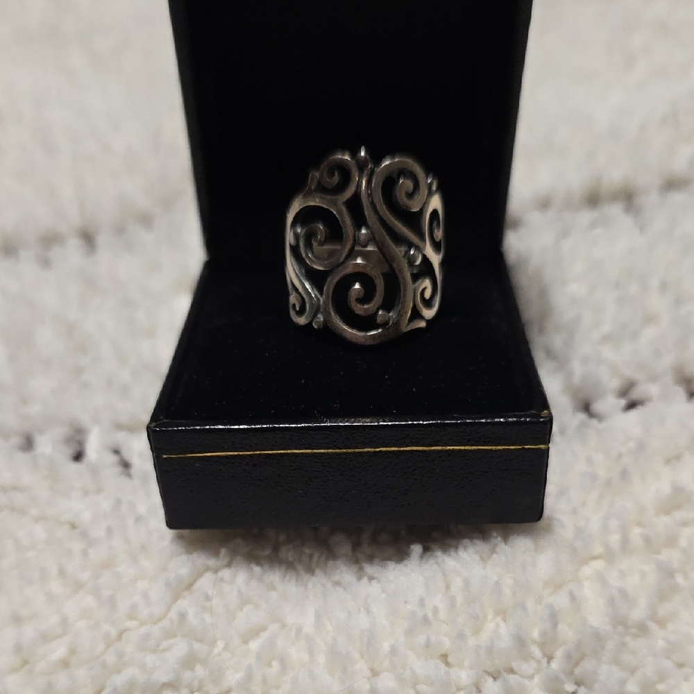 James Avery Sterling Silver Scroll Ring - image 1